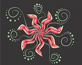 花,抽象,設(shè)計(jì)