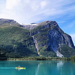 挪威,皮艇,bergsee