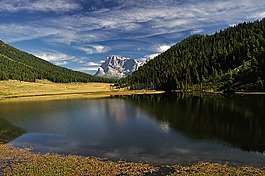 白云巖,山,bergsee