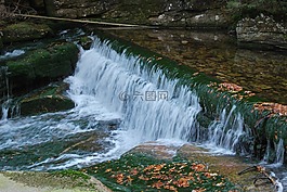 szklarka,瀑布,級聯(lián)