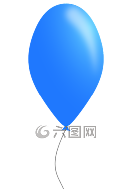 氣球,慶典,藍色