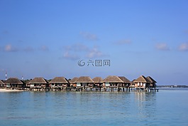 橋梁,日落,馬爾代夫