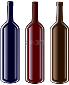 瓶,葡萄酒,藍(lán)色