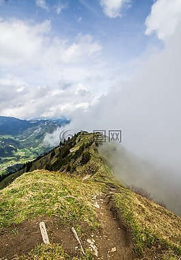 kanzelwand,山,riezlern