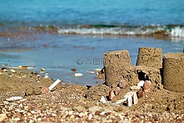 桑德伯格,海灘,海