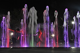 兒童,播放,水