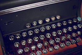 打字機,鍵,作家
