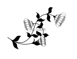 鮮花,花園,葉子