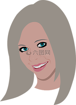 美,金发女郎,脸