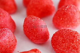 草莓,水果,紅色