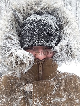 冬季,雪,片