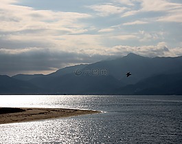 海洋,天空,云