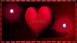 心臟,紅色,愛情