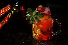雞尾酒,草莓瑪格麗塔,草莓