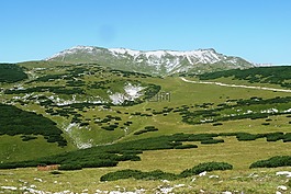 雪山,徒步旅行,阿尔姆
