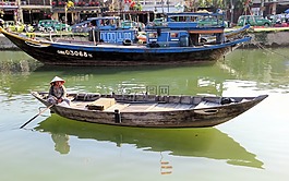越南,海,船