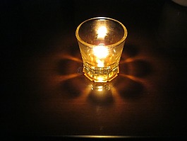 杯,燭火,陰影