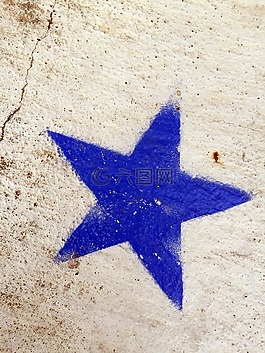 藍(lán)色,明星,模式
