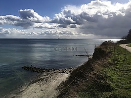 波羅的海,呂貝克灣,海岸