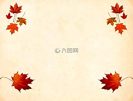 背景,剪貼簿,秋天