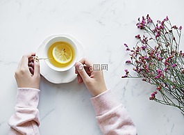 花,空气,下午
