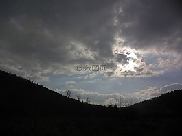 天堂,云,藍(lán)色