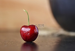 樱桃,红色,特写