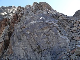 山,攀爬,巖