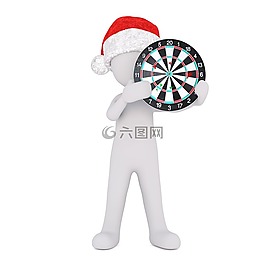 白人男性,3d模型,孤立