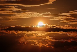 日落,太陽(yáng),陽(yáng)光