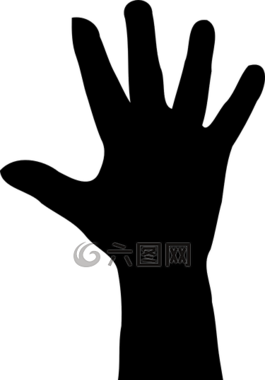 手,側(cè)影,手指