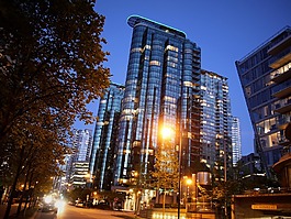 溫哥華,夜,不列顛哥倫比亞省