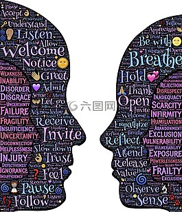 慈悲,聽力,共享
