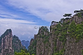 黃山,云海,山峰