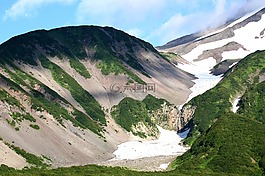 瀑布,溢洪道,秋季