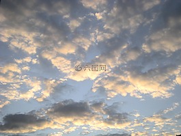 天空,云,光