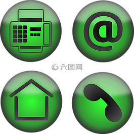 圖標,辦公室,聯系