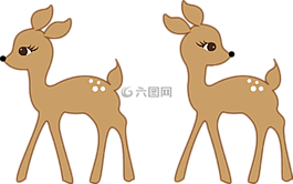 鹿,應(yīng)用程序,斑比