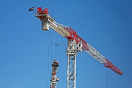 起重機(jī),天空,藍(lán)色