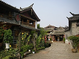 風景,古城,清晨