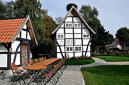 村广场,fachwerkhaus,storchennest