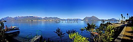 湖,主要的,全景圖
