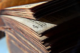 紙,老書,老
