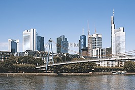 法蘭克福,天際線,mainhattan