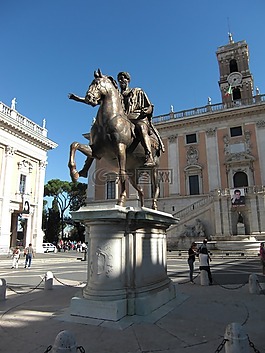 广场piazza del campidoglio的,纪念碑,罗马