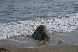 石,海岸,海邊