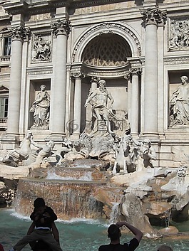 fontana di trevi,羅馬,意大利