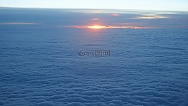 天空,機,航空
