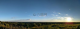 日落,太陽(yáng),山