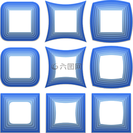 幀,藍色,邊境